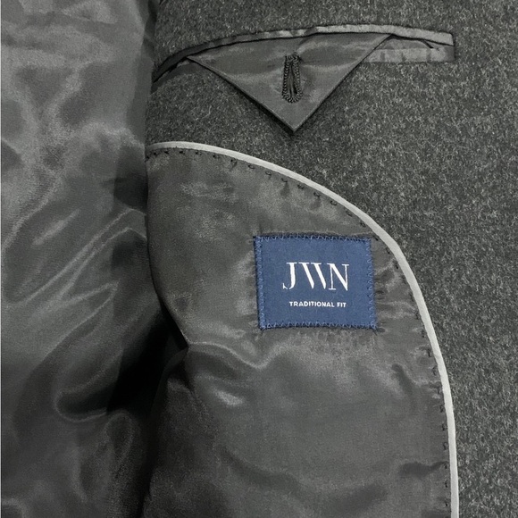JWN Charcoal Grey Wool Coat Size 46R - Picture 4 of 7